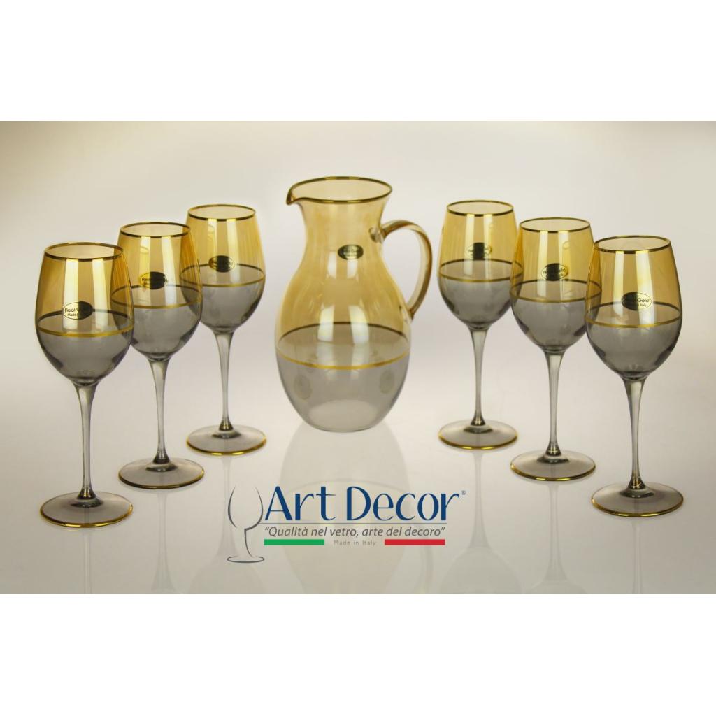 Design "Bicolor with gold rims"