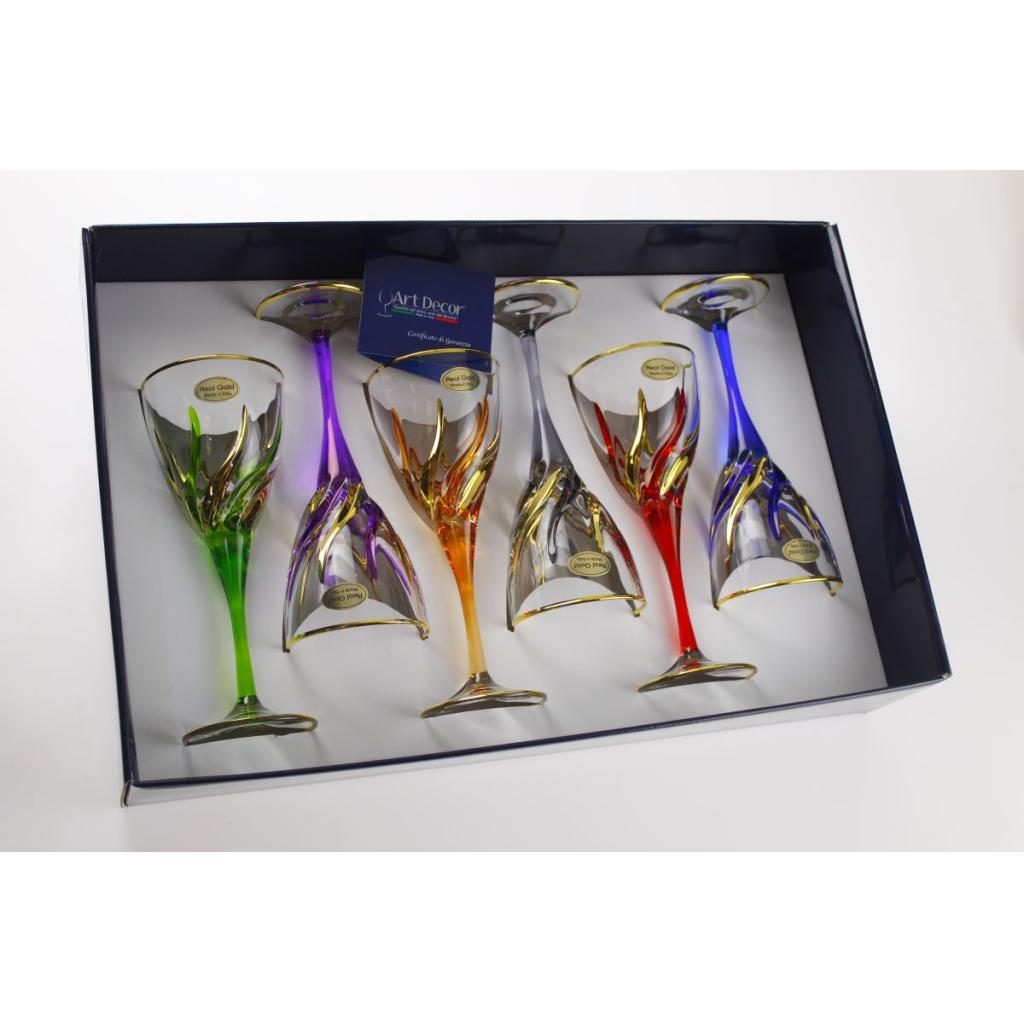 Design "4 Lance Oro + 4 Lance colore del gambo"