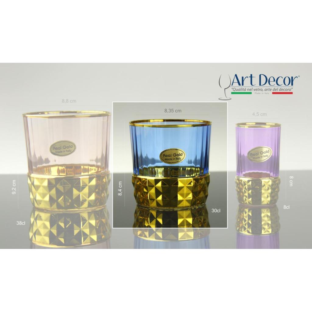 Design "Parison 6/Colors + Fascia Rombi Oro + Filo oro"