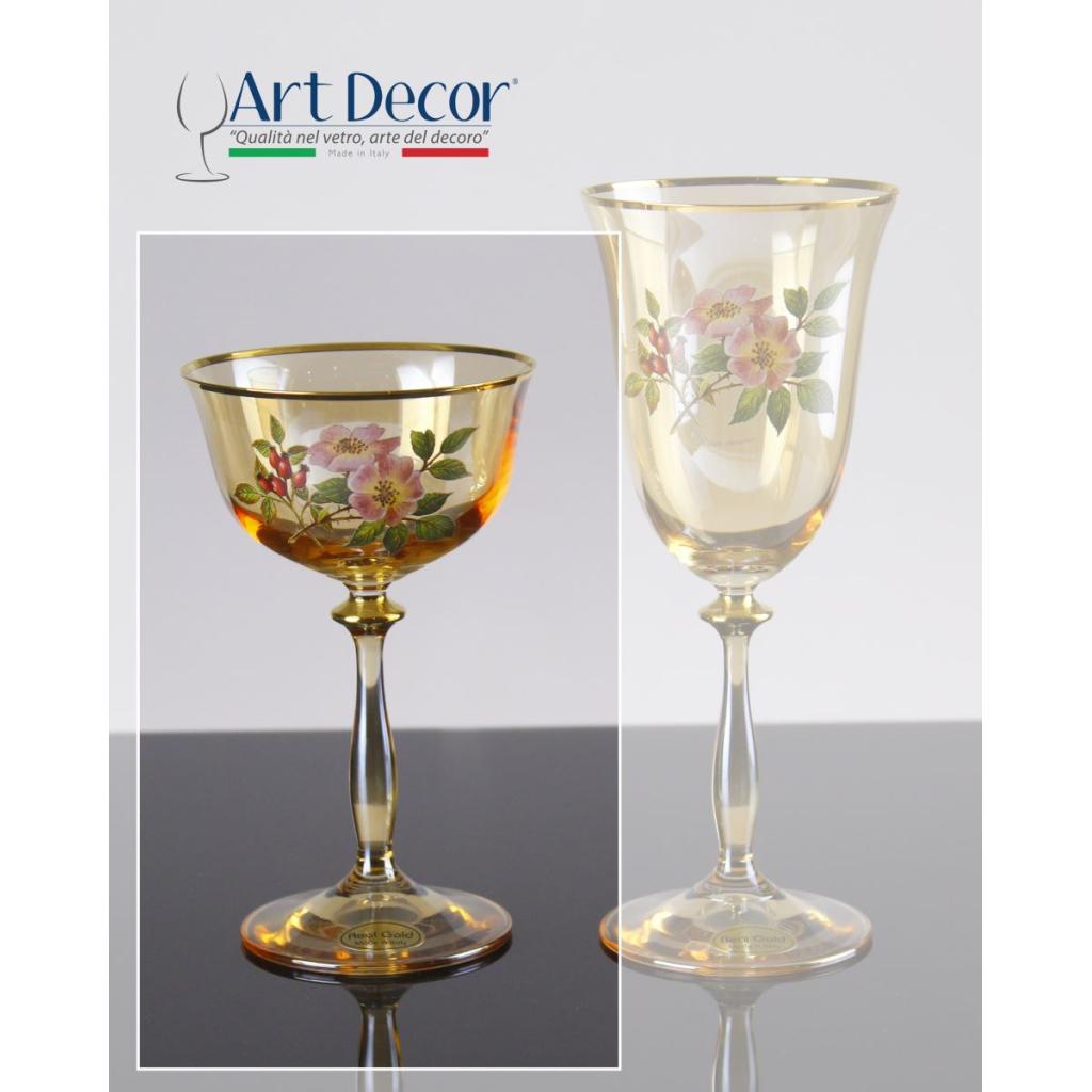 Design "Rosa Canina Gold Color"